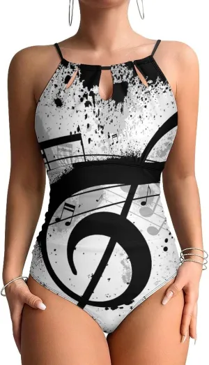 Supdreamc One Piece Swimsuit for All Women, Backless Swimwear Monokini Beachwear