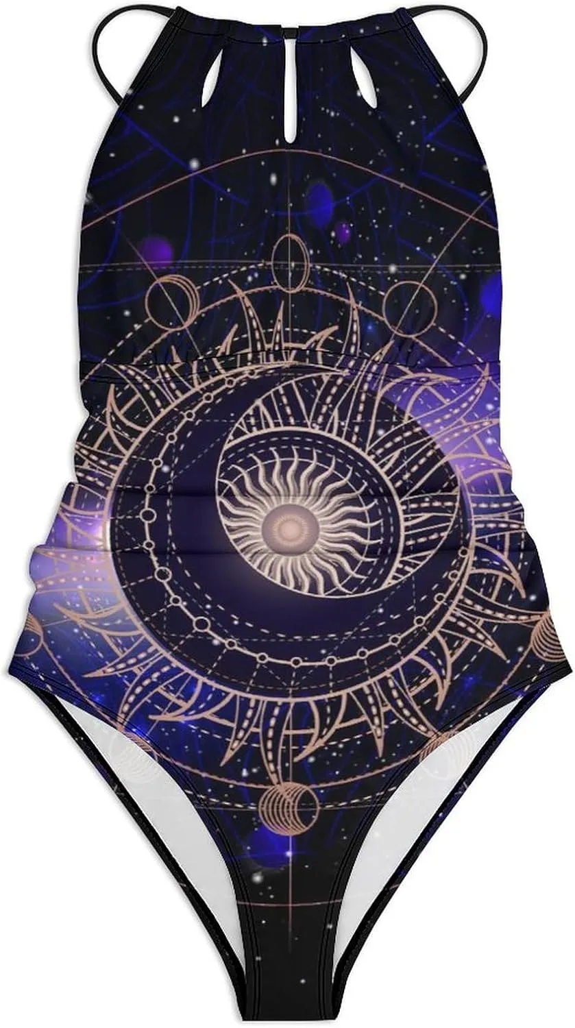 Supdreamc One Piece Swimsuit for All Women, Backless Swimwear Monokini Beachwear