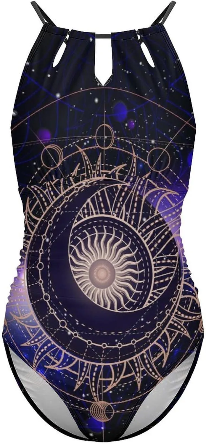 Supdreamc One Piece Swimsuit for All Women, Backless Swimwear Monokini Beachwear