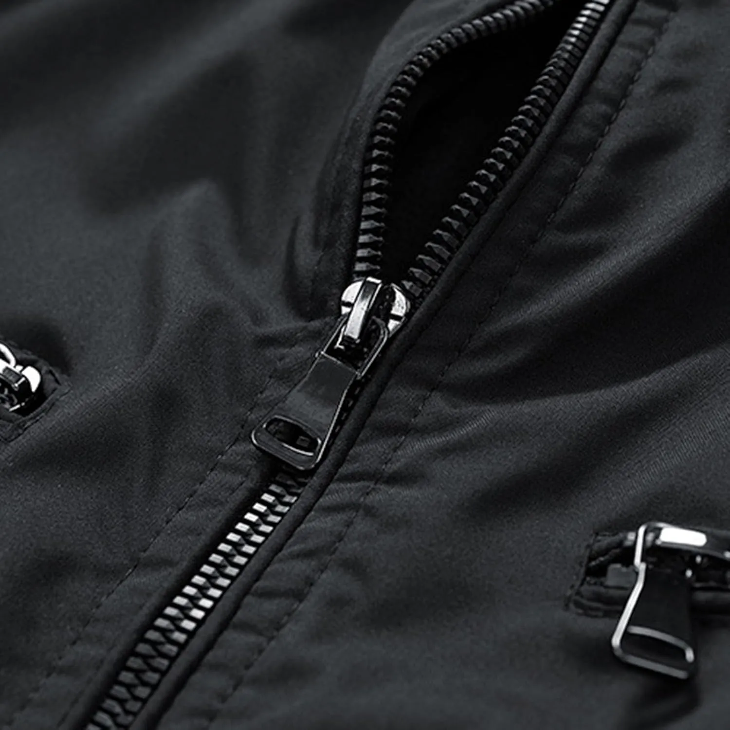 Tactical Jacket for Men Lightweight Softshell Jacket Zip Up Long Sleeve Stand Collar Bomber Jacket Winter Warm Coat