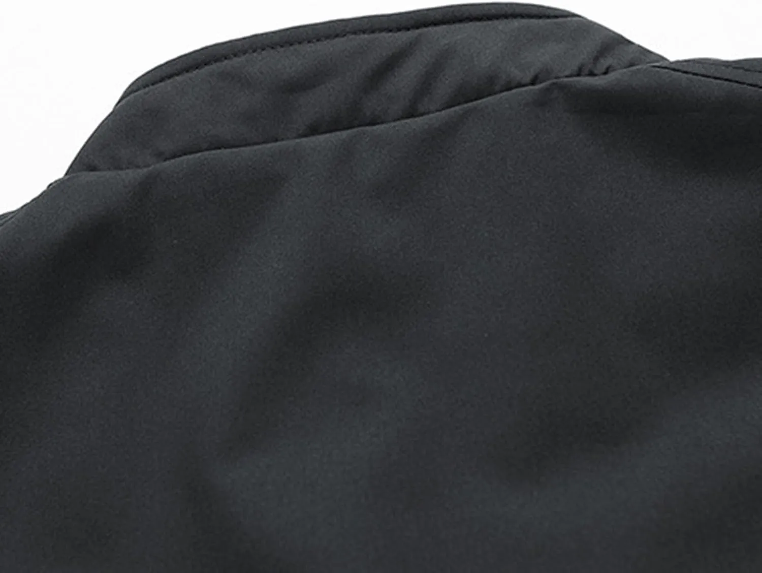 Tactical Jacket for Men Lightweight Softshell Jacket Zip Up Long Sleeve Stand Collar Bomber Jacket Winter Warm Coat