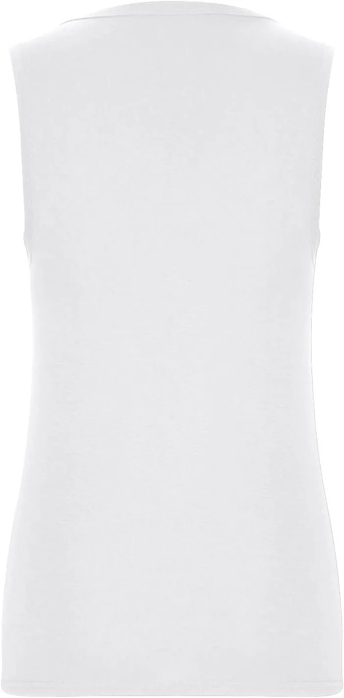 Tank Top for Women Keyhole V Neck Sleeveless Tank Tops Casual Loose Fit Summer Tee Shirts Business Work Shirt Blouses