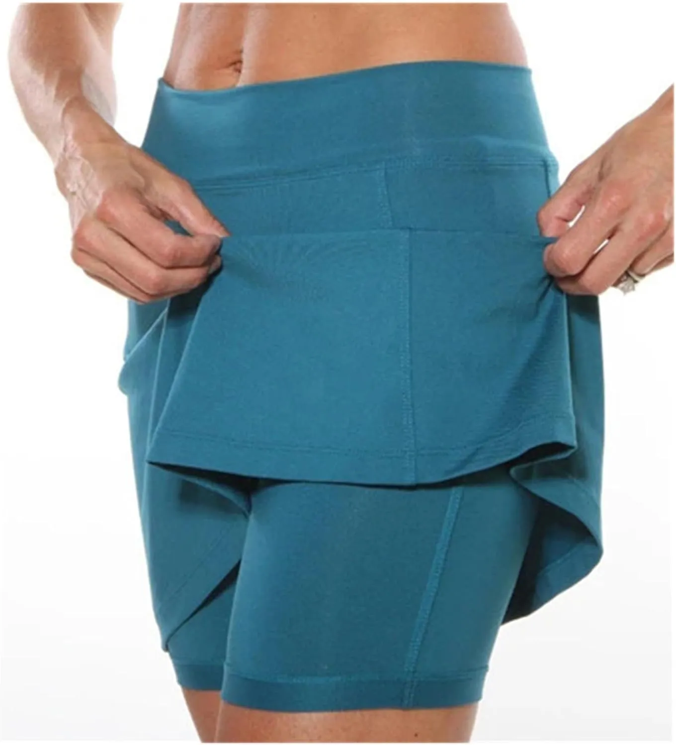 Tennis Skorts for Women Golf Athletic Activewear Skorts Mini Summer Workout Running Shirts with Pockets