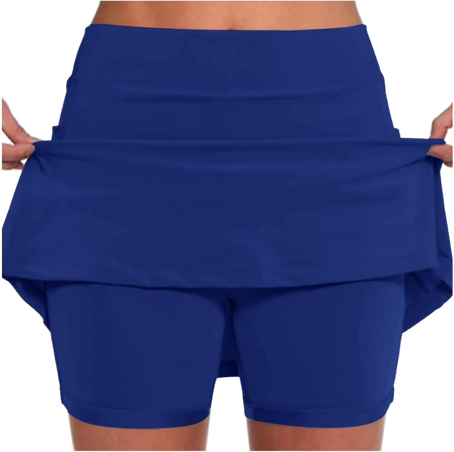 Tennis Skorts for Women Golf Athletic Activewear Skorts Mini Summer Workout Running Shirts with Pockets
