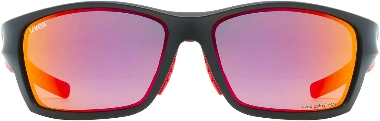 uvex polarized sports sunglasses for cycling/running with UV protection, for women & men, sportstyle 232 P