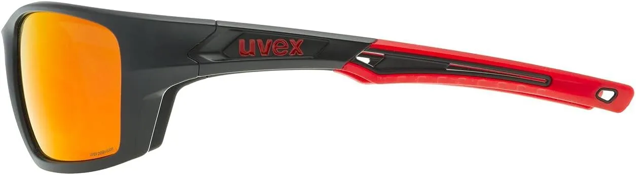 uvex polarized sports sunglasses for cycling/running with UV protection, for women & men, sportstyle 232 P