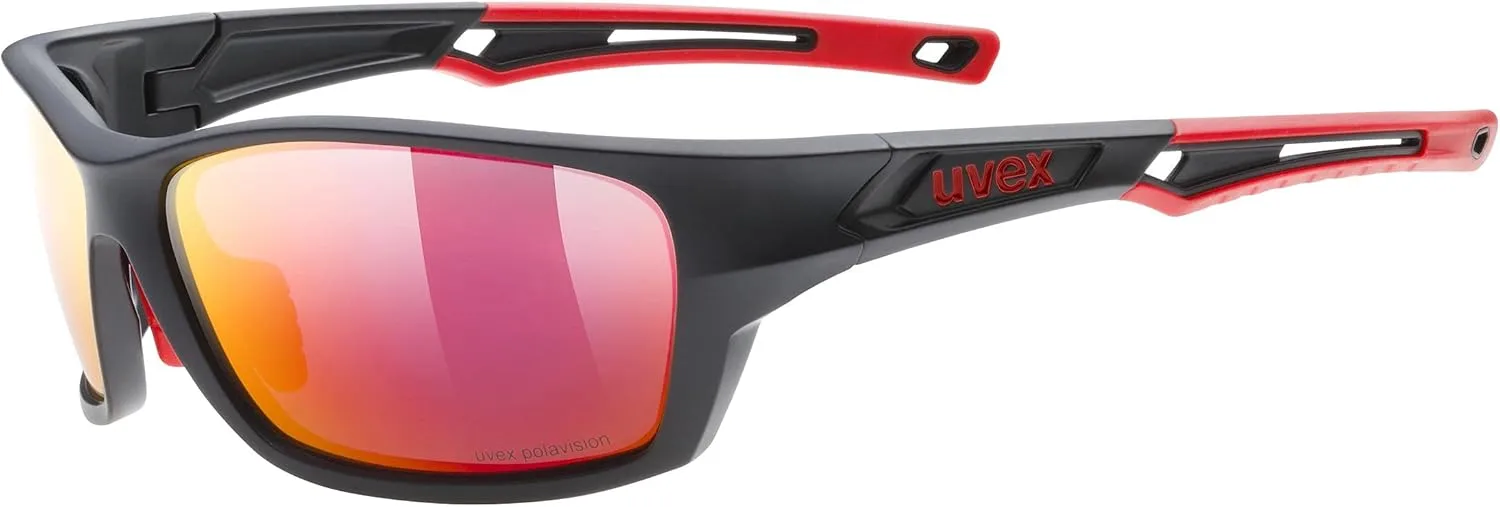 uvex polarized sports sunglasses for cycling/running with UV protection, for women & men, sportstyle 232 P