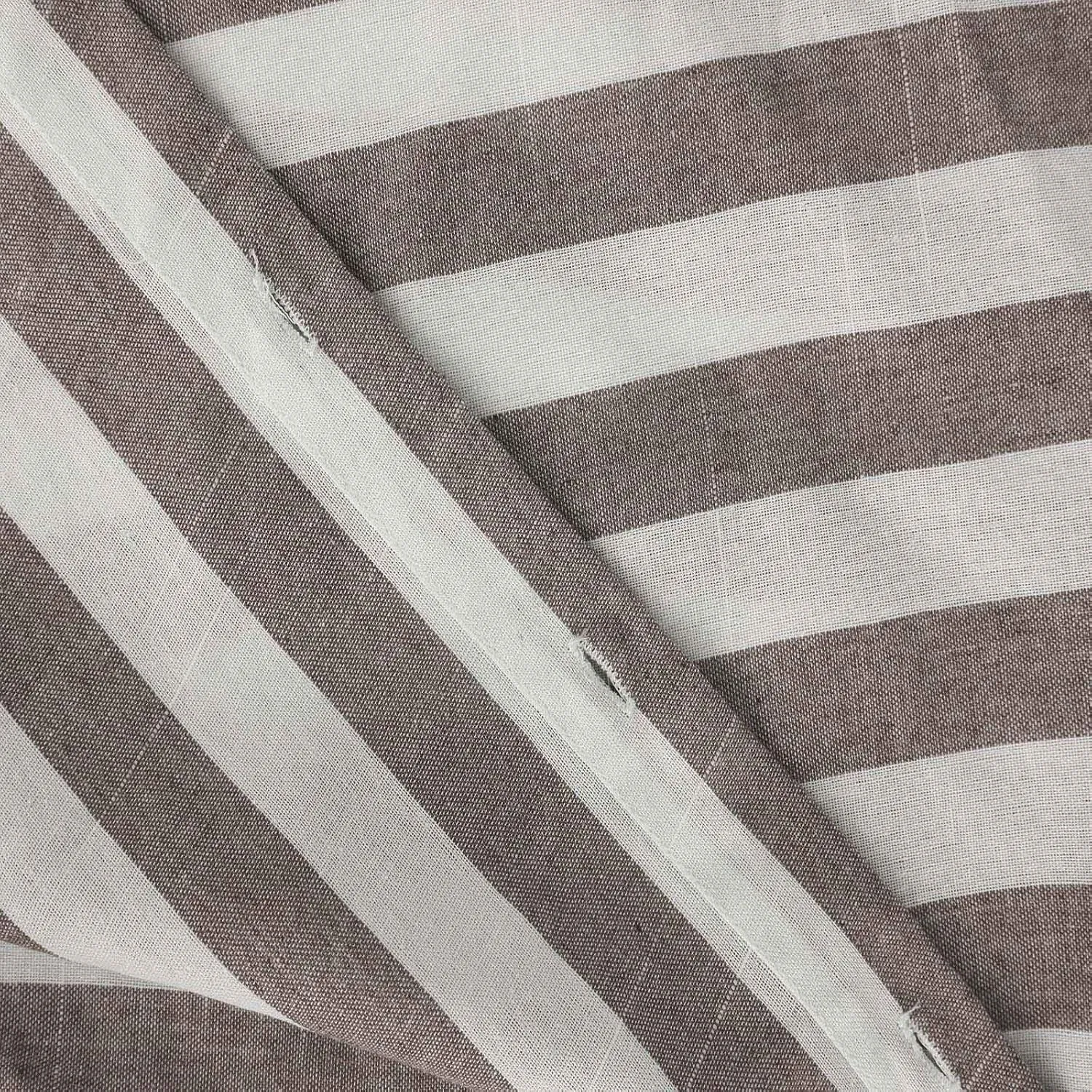 Women Button Down Striped Shirts Cotton Linen Summer Blouse Collared Short Sleeve Comfy Tops Work Office Wear Clothing