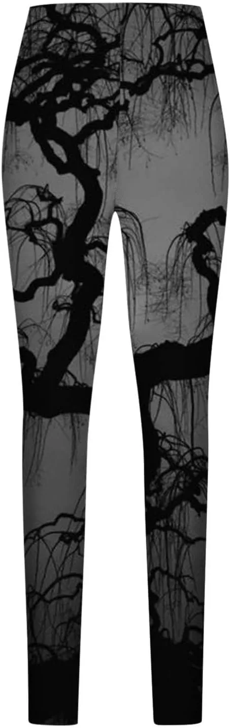 Women Halloween Leggings Halloween Print Collection High Waist Women Striped High Waist Costume Halloween Legging