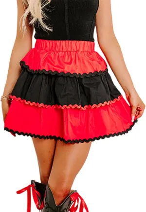 Women Men's Sissy Mini Skirt Y2k Gingham Plaid Lace Trim Pleated Short Skirt Ruffle Tiered Anime Skirts Halloween Cosplay