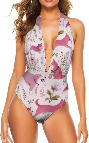 Women One Piece Swimsuit, Swimdress Monokini, Beachwear, Tankini Bikini
