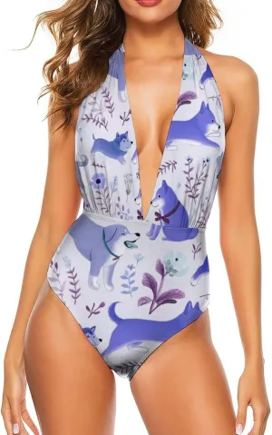 Women One Piece Swimsuit, Swimdress Monokini, Beachwear, Tankini Bikini