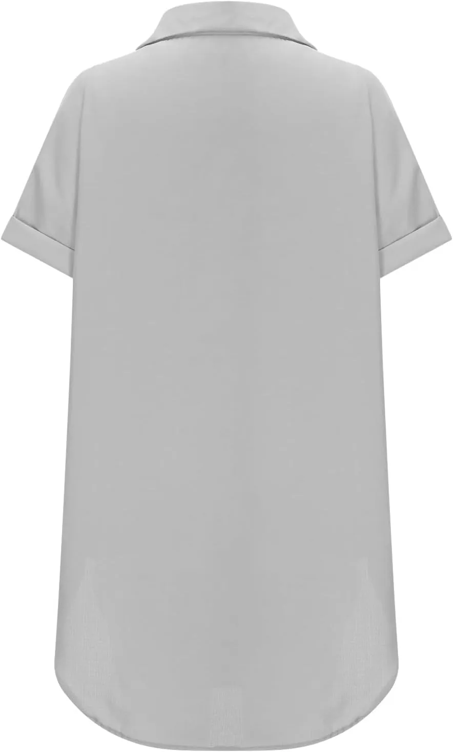 Womens Button Down Shirt Dress 2025 Summer Collared Short Sleeve Solid Color Mini Shift Dresses with Pocket