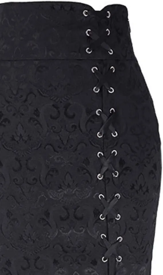 Women's Fishtail Ruffle Skirt Retro High Waist Bodycon Mermaid Long Skirts Elegant Lace Up Evening Party Dress