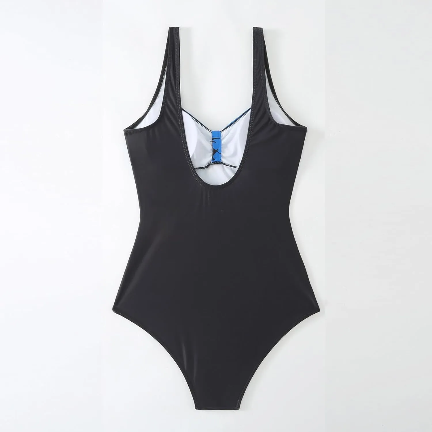 Womens Floral Printed Swimsuit One Piece Modest Bathing Suit Strap Backless Padded Swimwear Summer Athletic Clothes