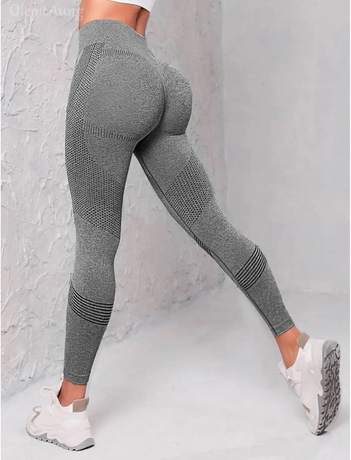 Womens High Waisted Yoga Pants Stretch Tummy Control Leggings Soft Butt Lifting Body Shaper Activewear Gym Clothes