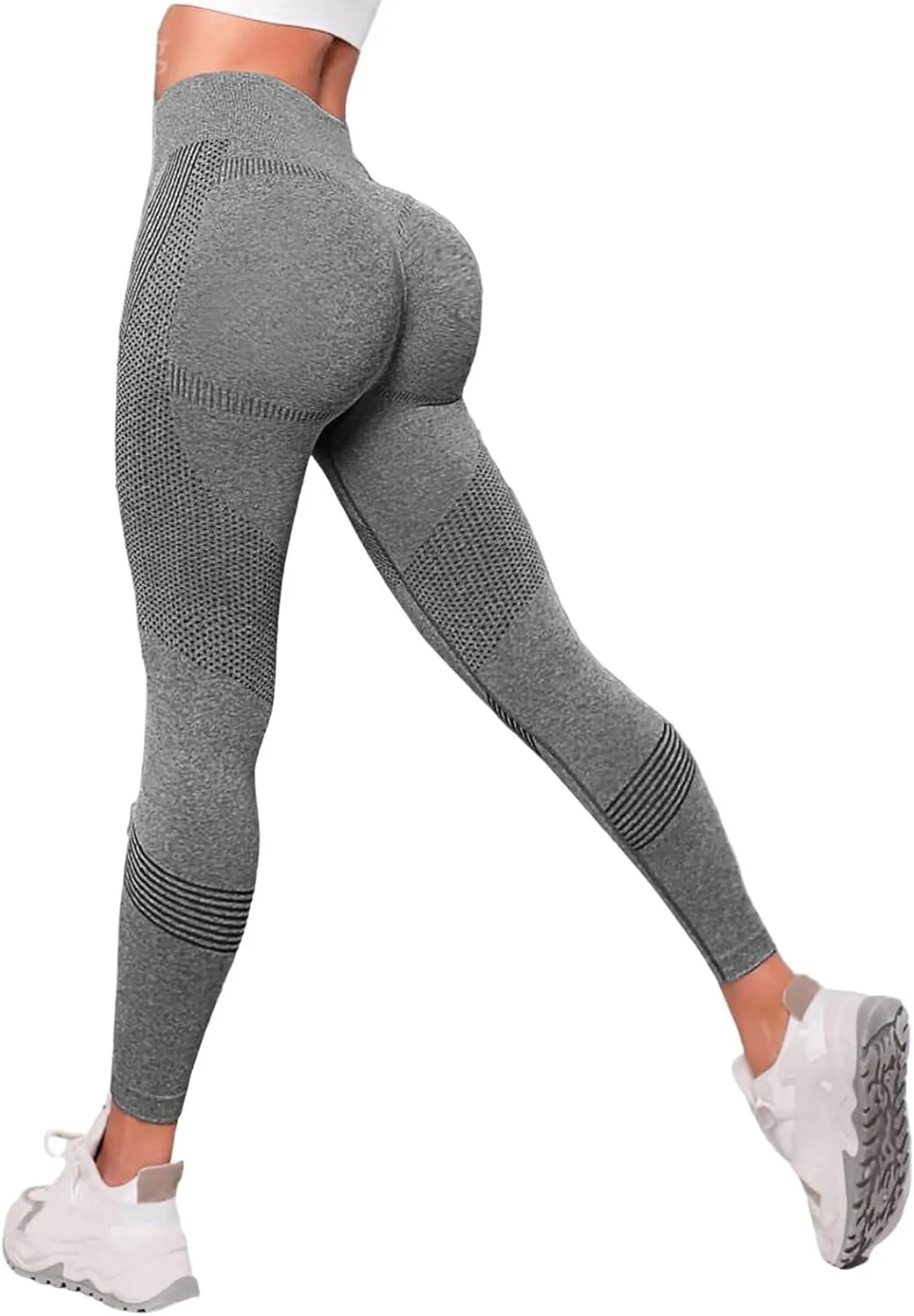 Womens High Waisted Yoga Pants Stretch Tummy Control Leggings Soft Butt Lifting Body Shaper Activewear Gym Clothes