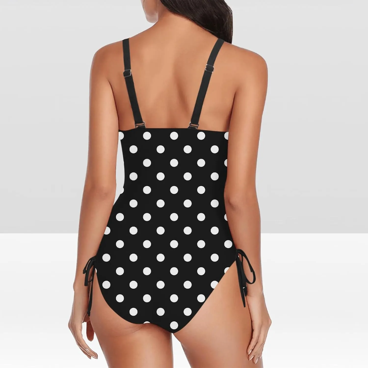 Women's One Piece Swimsuits Tummy Control Backless Cutout High Cut Bathing Suit Monokini Swimwear Monokinis Swim Suits