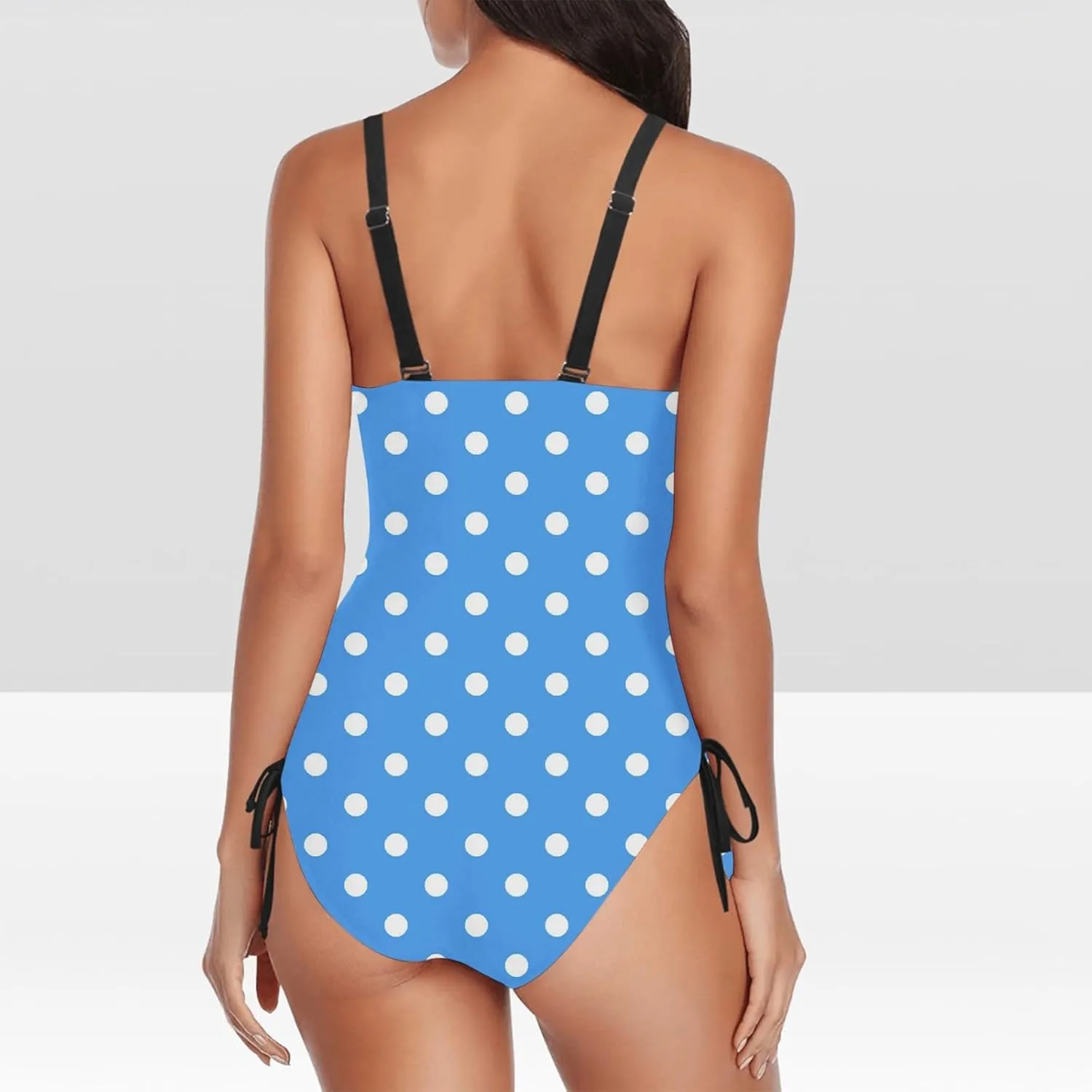 Women's One Piece Swimsuits Tummy Control Backless Cutout High Cut Bathing Suit Monokini Swimwear Monokinis Swim Suits