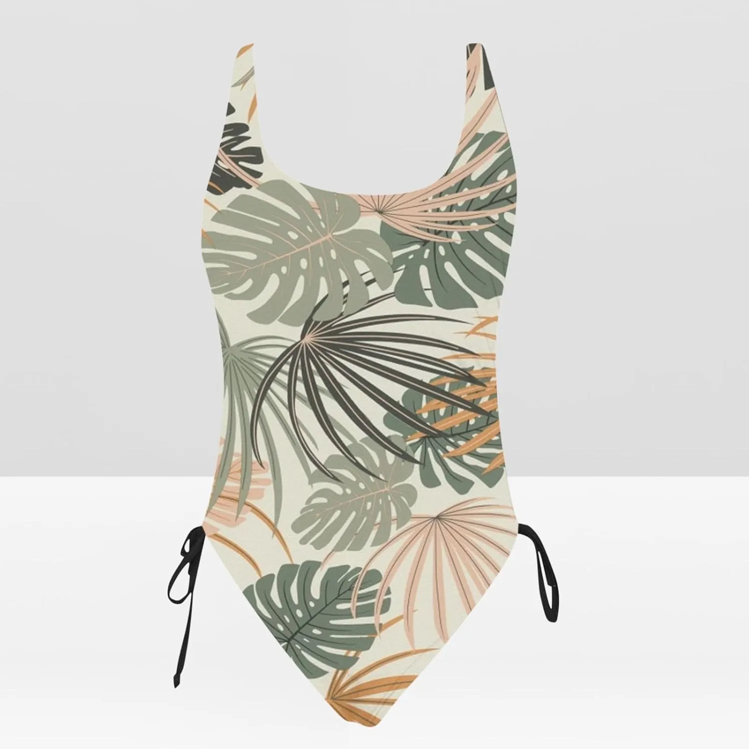 Women's One Piece Swimsuits Tummy Control Backless Cutout High Cut Bathing Suit Monokini Swimwear Monokinis Swim Suits