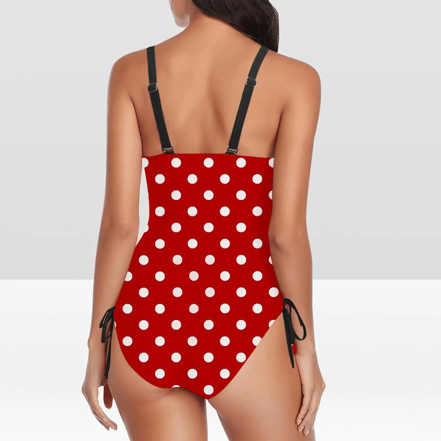 Women's One Piece Swimsuits Tummy Control Backless Cutout High Cut Bathing Suit Monokini Swimwear Monokinis Swim Suits