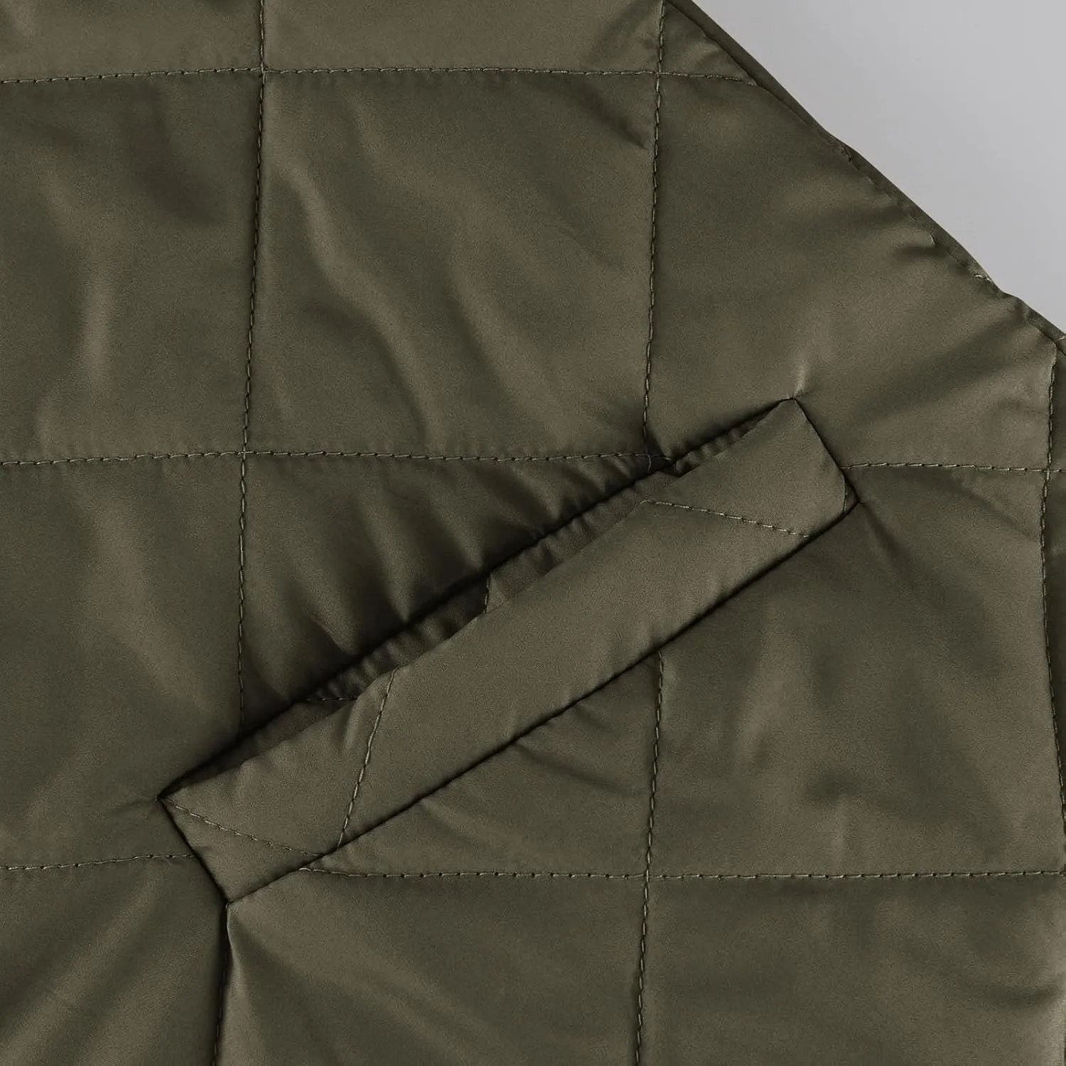 Women's Puffer Parka Jacket Baggy Lightweight Stand-Up Collar Zip Puffer Jacket Warm Winter Down Coat with Pockets