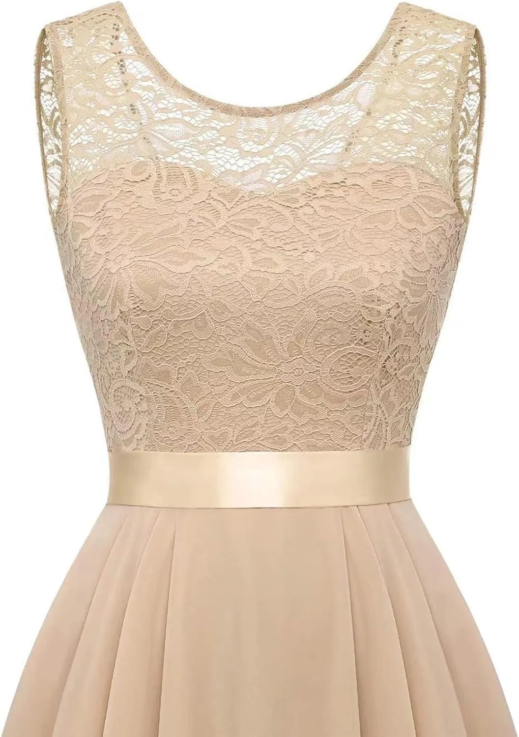 Women's Summer Cocktail Dresses 2025 Formal Wedding Guest Dress Floral Lace High Low Prom Tea Party Gown