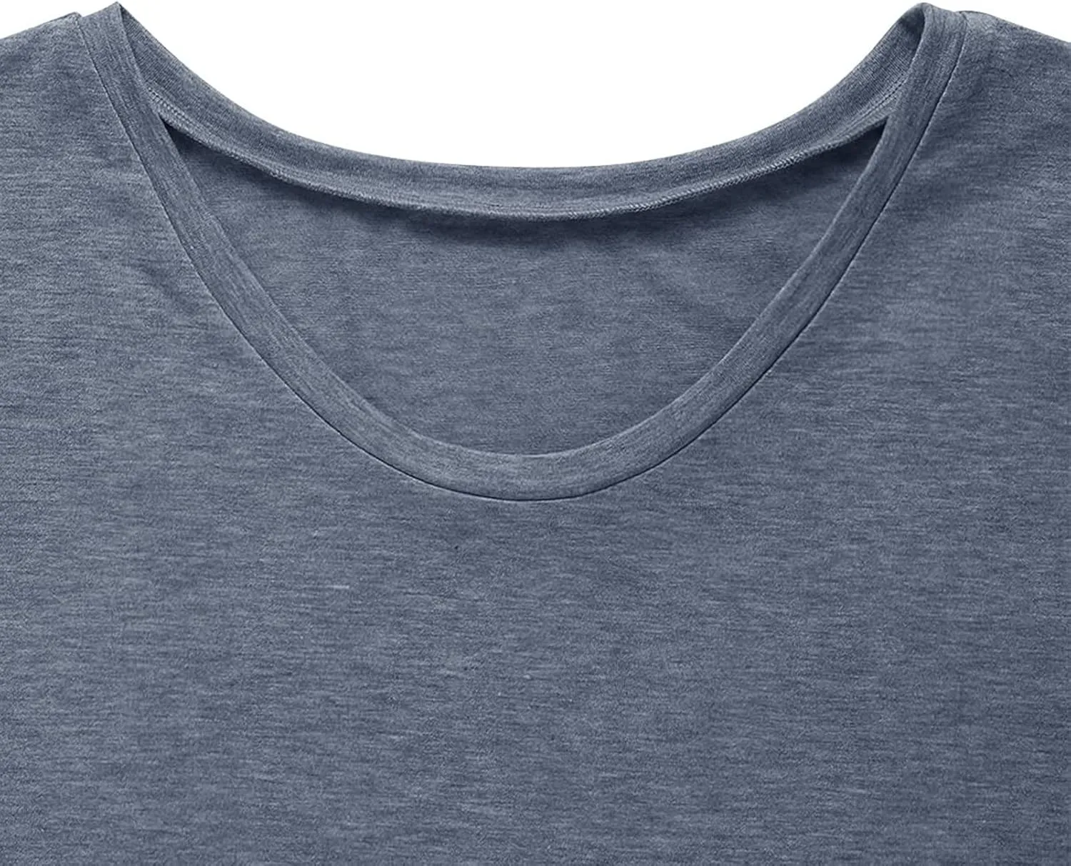 Women's Summer Tops 2025 Trendy Plus Size Cap Sleeve T Shirts Loose Fit Tank Top V Neck Solid Casual Tunic Blouse