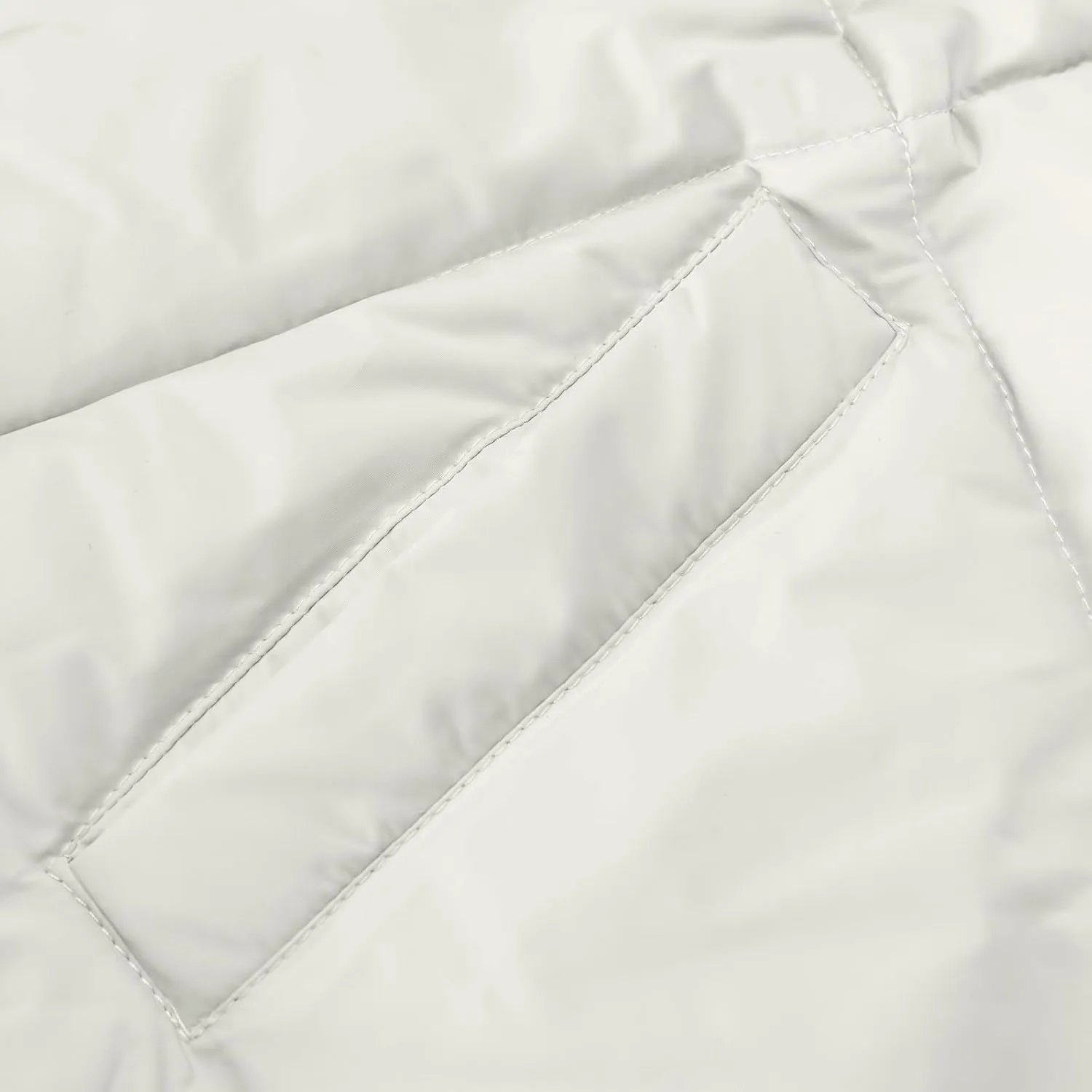 Womens Winter Puffer Jacket Warm Padded Wadded Jackets Zip Up Down Coats Quilted Puffy Outerwear Clothing
