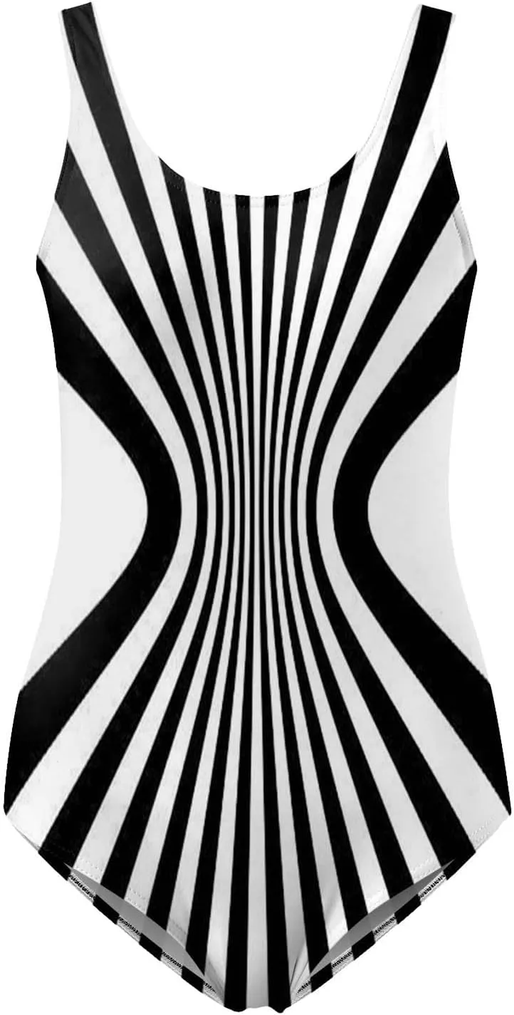 XRCQCAD Women's One Piece Swimsuits Tummy Control Monokini High Waisted Bathing Suit Plus Size Backless Swimwear