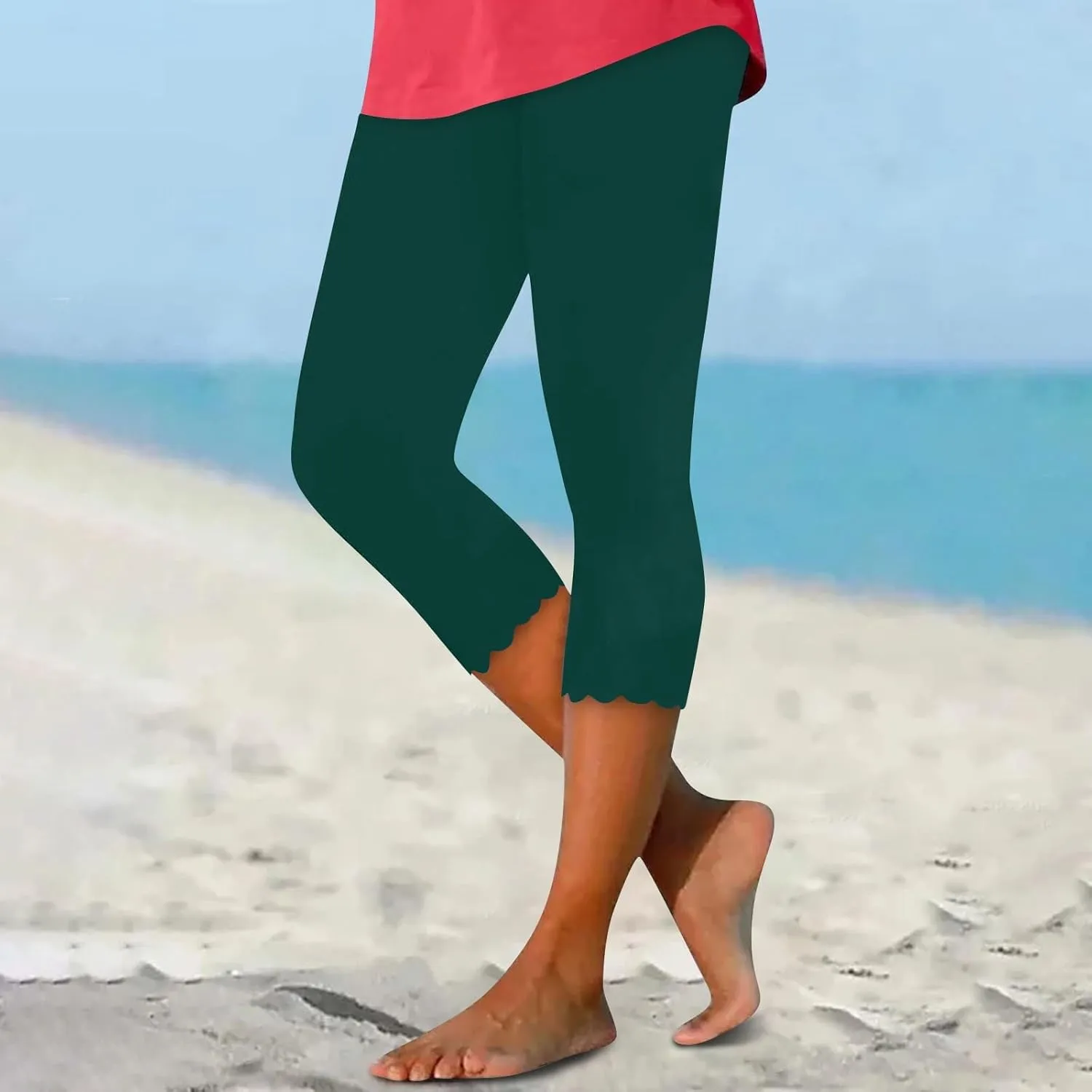 Yoga Pants Women Yoga Casual Elastic Sweatpants Leggings Workout High Waisted Trousers Summer Running Pants